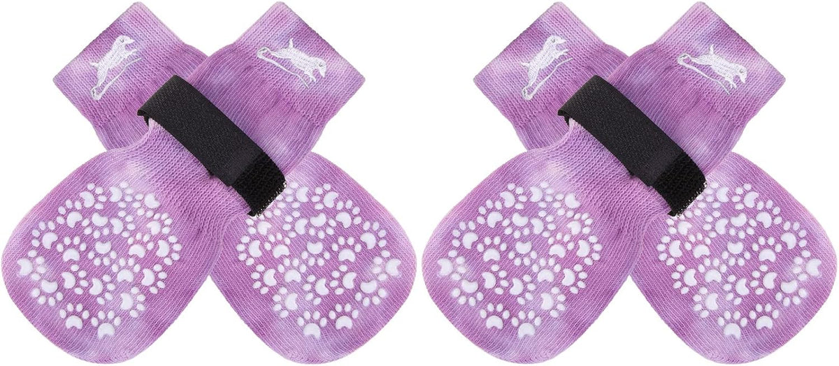 EXPAWLORER Anti-Slip Dog Socks,Dog Boots&Paw Protectors to Prevent Licking,Dog Shoes for Hot/Cold Pavement, Double Sides Non-Skid Traction Control on Hardwood Floor for Senior Dogs - Image 9