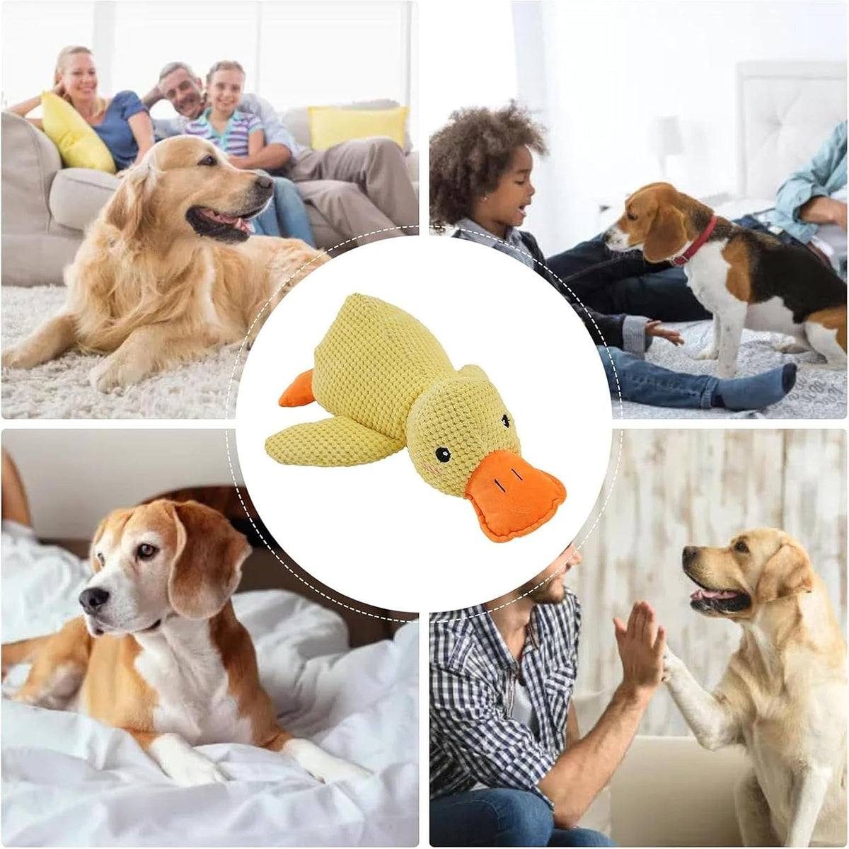 Mellow Dog calming duck toy for all breed sizes