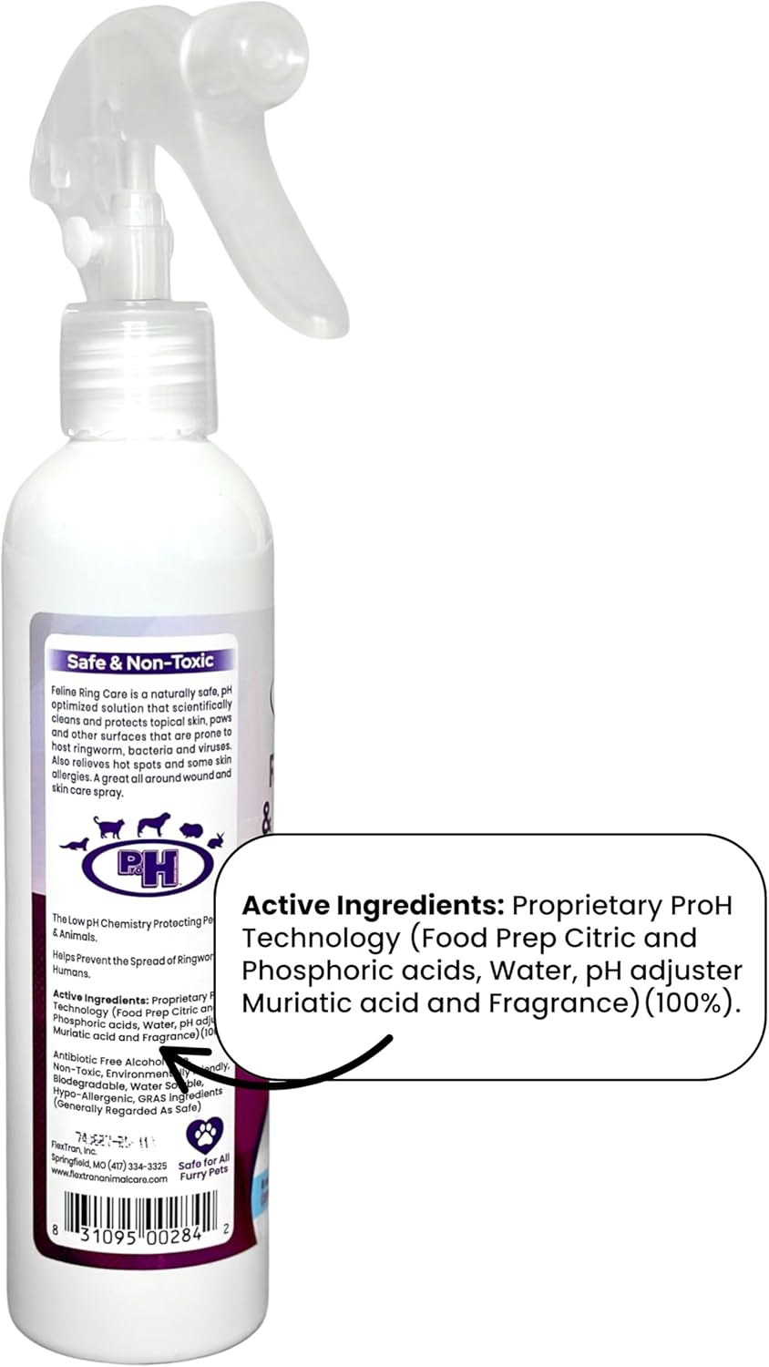 Alcohol free pet dermatitis spray for small animals and rabbits