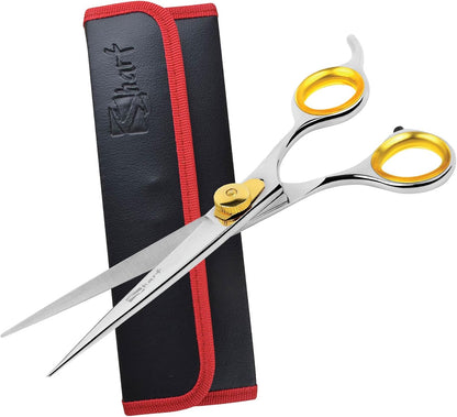 Sharf Gold Touch Pet Grooming Shear | Straight Cat & Dog Grooming Scissors | 6.5 Inch | 440c Japanese Stainless Steel Pet Dog Shearing Scissors | Animal Shears with Removable Comfort Rings - Image 10