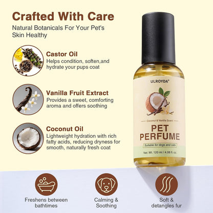 Ulroyda alcohol free deodorizing spray for dogs and cats