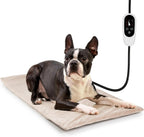 NICREW Cat Heating Pad, Temperature Adjustable Heated Cat Bed with Auto Shut Off Timer, Indoor Pet Heated Bed Mat for Small Dogs, 17.7 x 15.7 Inches - Image 10