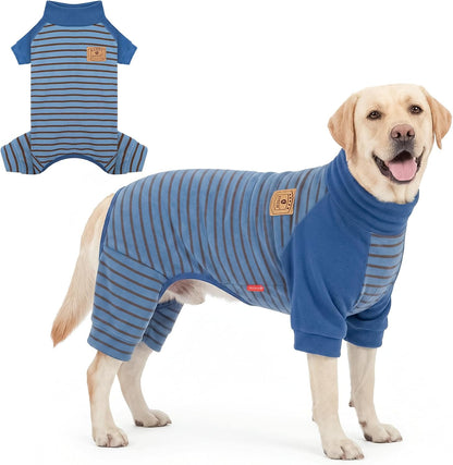 KYEESE Dog Coats Turtleneck Stretchy Pet Pjs Dog Sweater Super Soft Warm Material Dogs Pajamas with Bowtie Dog Onesie for Small Dogs Cold Weather Coat, Pink,L - Image 10