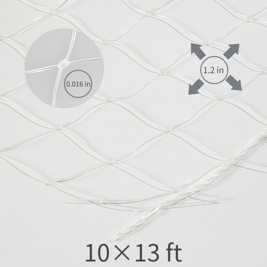 Transparent cat netting applied to home window for anti-fall safety