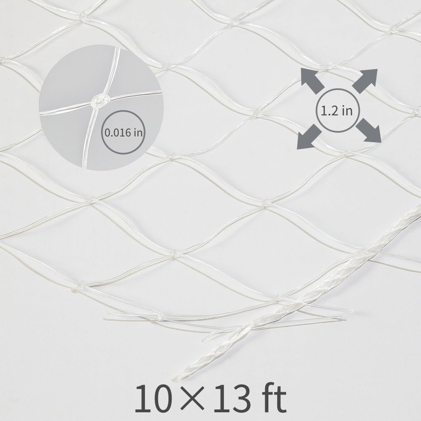 Transparent cat netting applied to home window for anti-fall safety