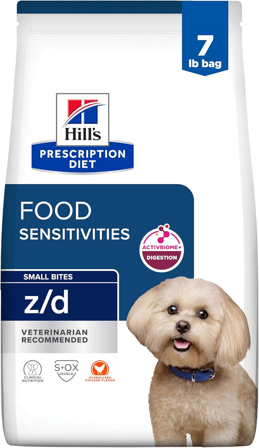 Hill's Prescription Diet z/d Skin/Food Sensitivities Dry Dog Food, Hydrolyzed Chicken, 25 lb. Bag - Image 14