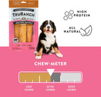 Truranch digestible pork skin dog chew roll back packaging information