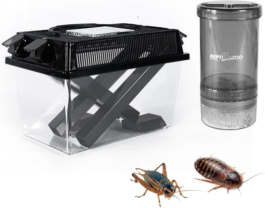 Repti Zoo Reptile Cricket Keeper and Mixer Kit front view