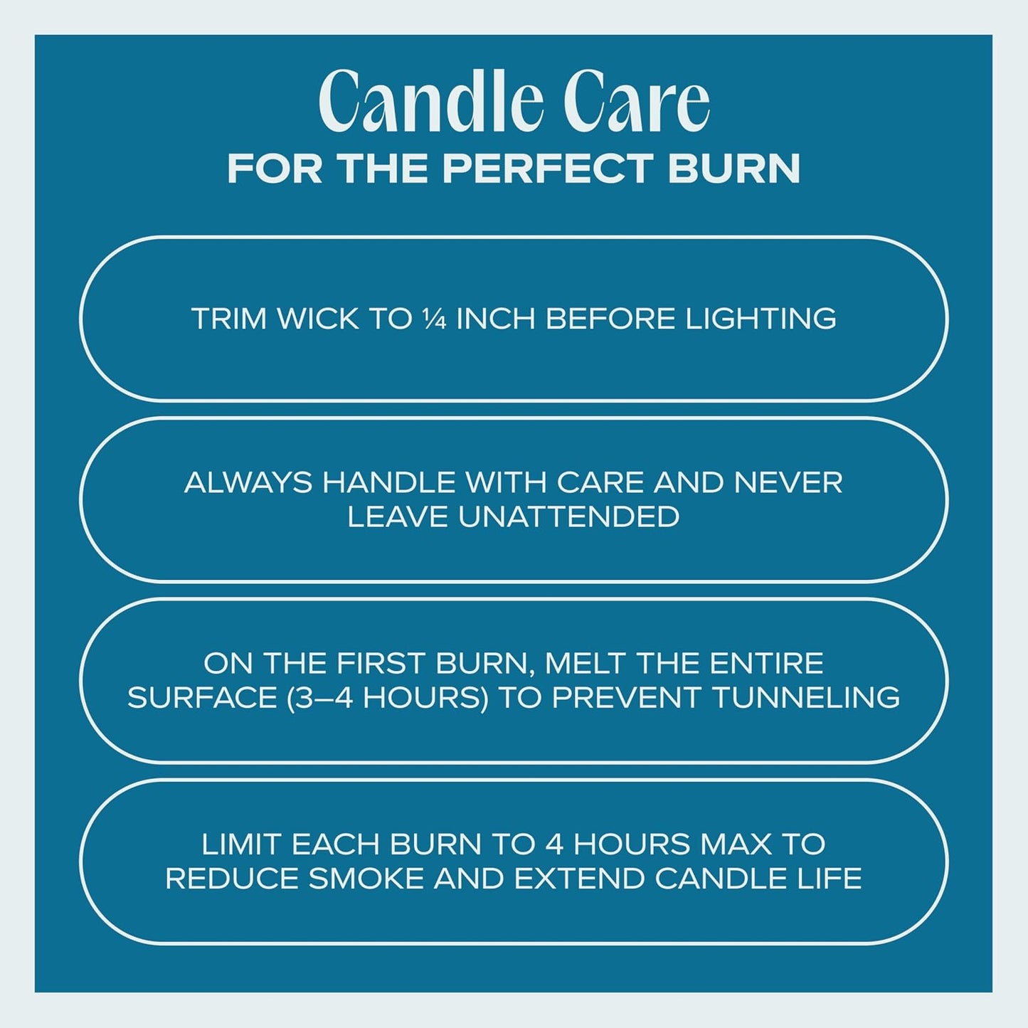 Companion Candles USA made certification on packaging