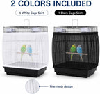 RAINFLOW 2 Pack Bird Cage Seed Catcher - Adjustable Bird Cage Skirt - Image 3
