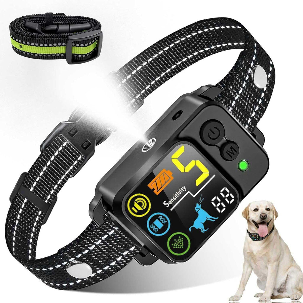 Wacnem citronella bark dog collar front view