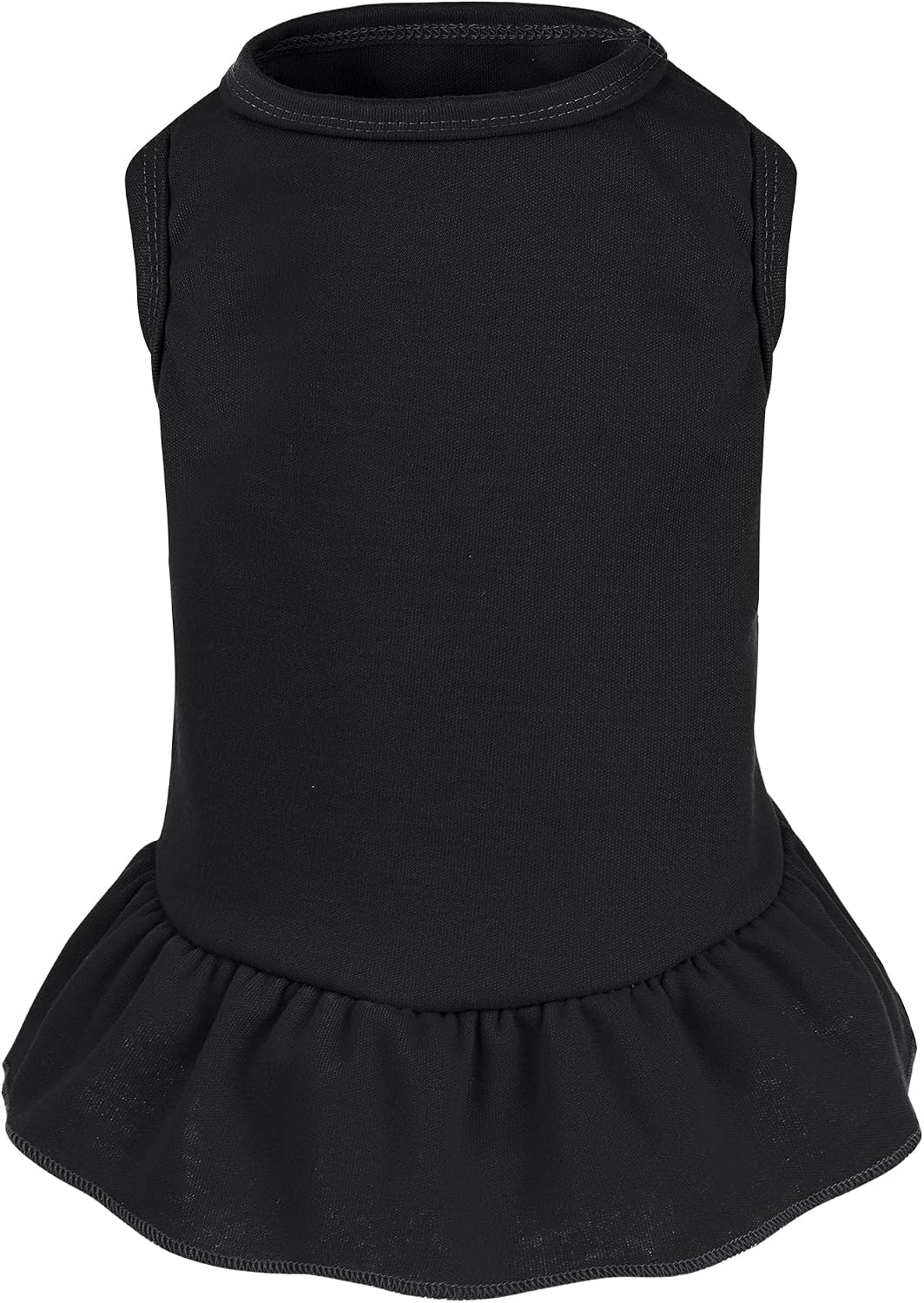 Dog Dresses Cat Skirt Solid Color Dog Clothes Summer Sleeveless Puppy Girl Clothes for Small Pet Dogs Cats (Dark Green, Small) - Image 12