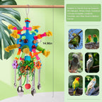 YIXUND parrot toy hanging setup and acrylic elements