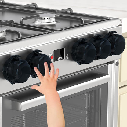 Aosite stove knob covers front view for child safety