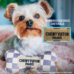 Premium machine washable plush chew toy for small dog breeds