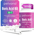 Pelvana Boric Acid Suppositories 37 Piece Kit front view