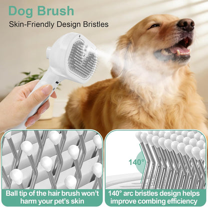 Viphope anti-static pet brush for long and short hair