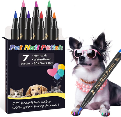 Cheloment non-toxic pet claw polish set packaging
