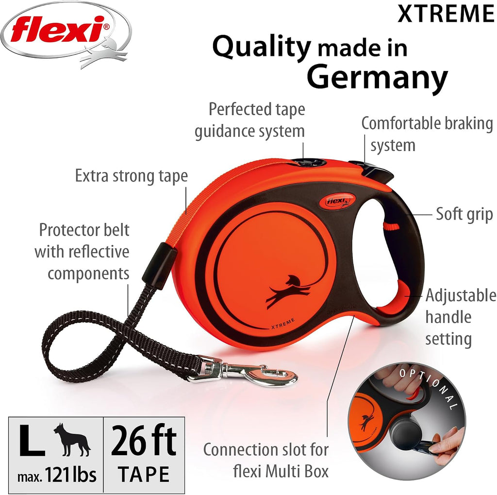 Flexi Xtreme retractable leash ergonomic handle detail