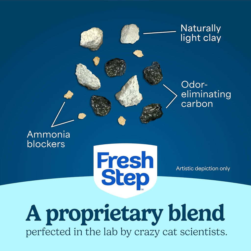 Fresh Step Advanced Odor Shield Light Weight Multi Cat Clumping Litter with Febreze Freshness, Ammonia Block Technology, 11.5 lb. Jug, Pack of 2 - Image 11