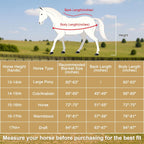 Gallopoff 300g anti-pilling fleece cooler for horses