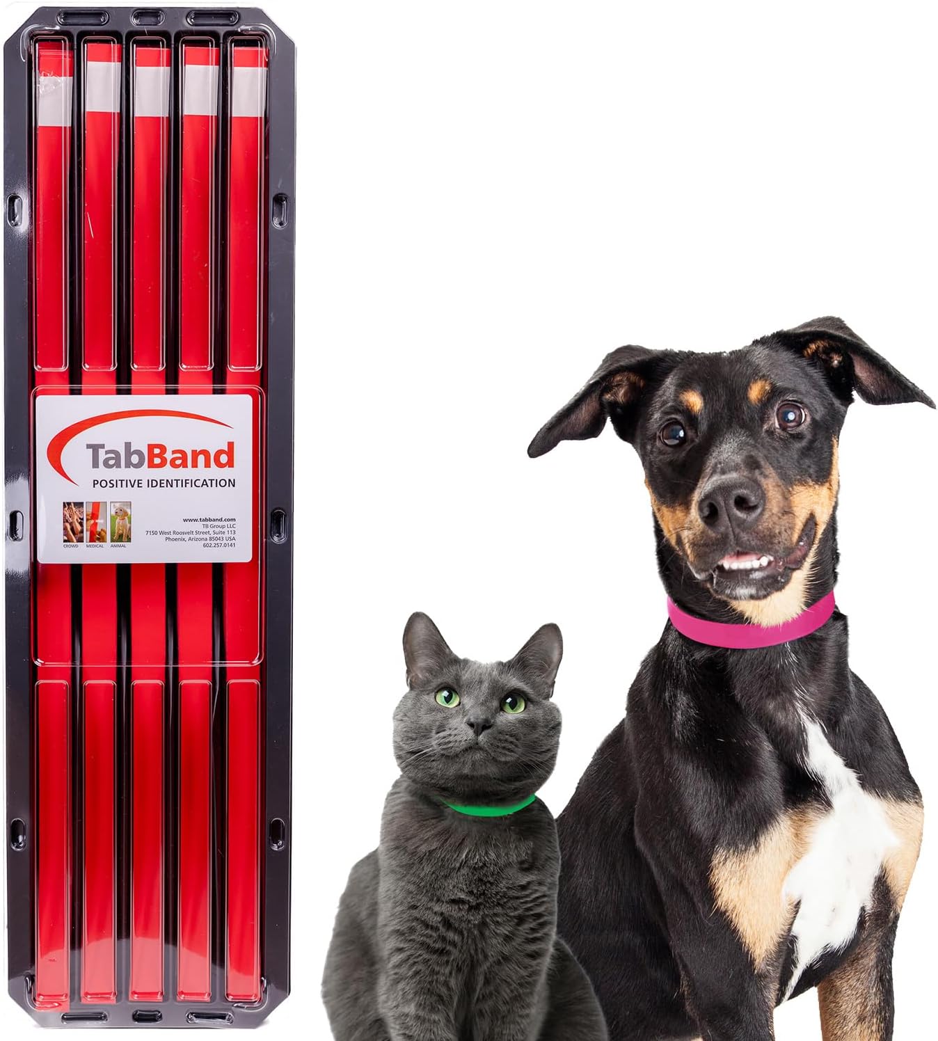 Max Premium Pet ID Collars - 20 Inch - 500 Count - Orange - Waterproof, Writable, Tear-Resistant Identification Bands with Easy Release for Vets, Shelters, and Boarding Facilities. - Image 9