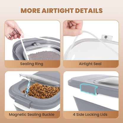 Ddmommy food container with lid and included scoop
