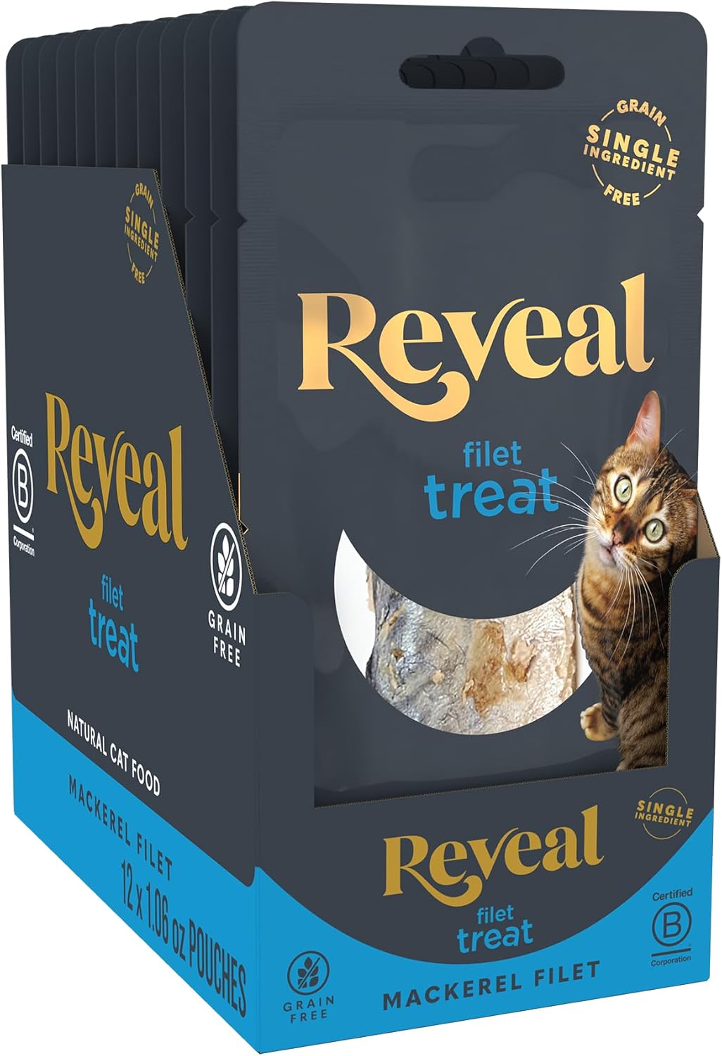 Reveal 12 pack cat treats product overview