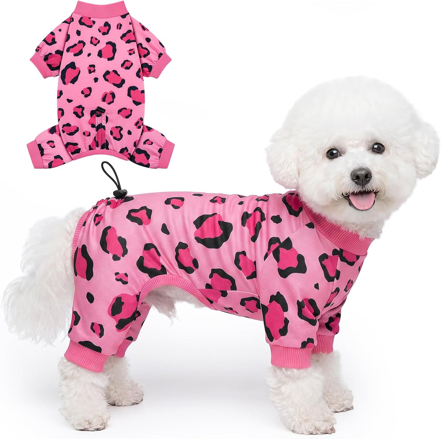 XPUDAC 4th of July Dog Pajamas, Cute Patriotic Dog Clothes with Adjustable Drawstring, Funny Pet Pjs American Flag Pet Outfit for Small Medium Dogs Independence Day, S - Image 13