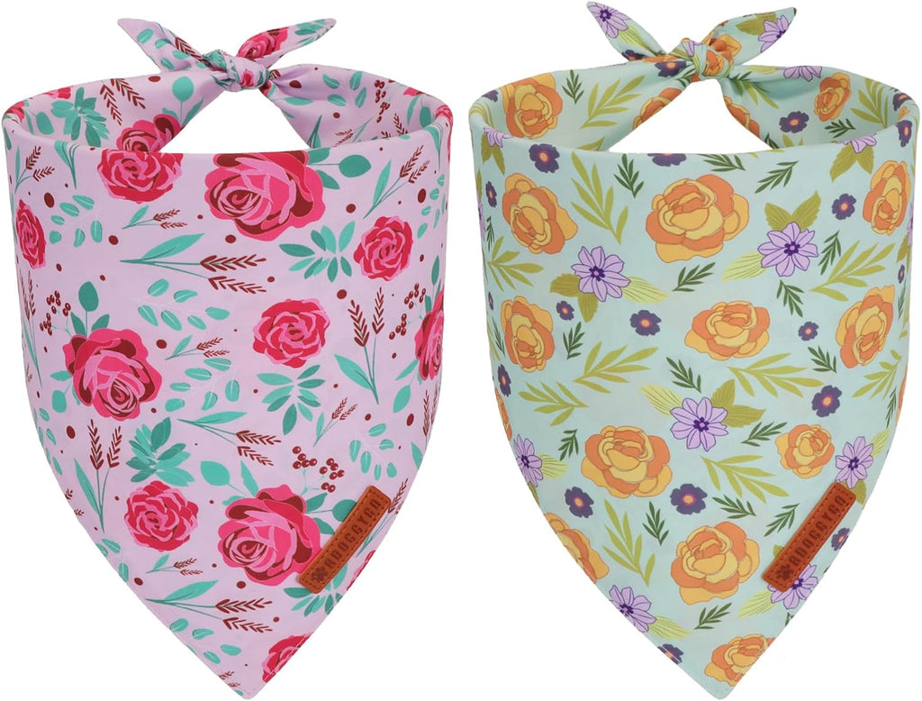 ADOGGYGO happy fourth of july lettering dog bandana packaging view