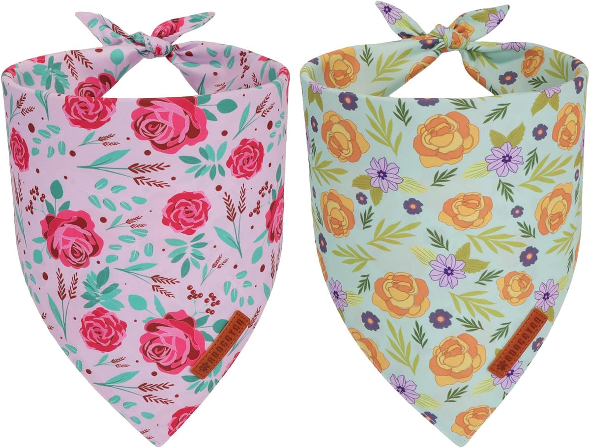 ADOGGYGO happy fourth of july lettering dog bandana packaging view