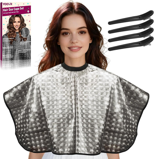 TecoKart hair dye kit with cape and clips front view