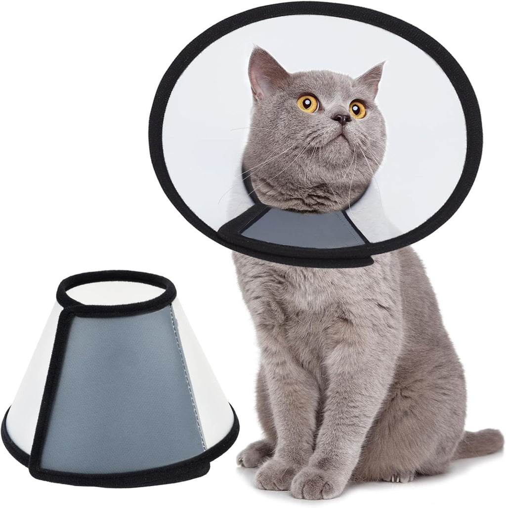 Vivifying adjustable recovery pet cone front view