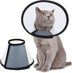 Vivifying adjustable recovery pet cone front view