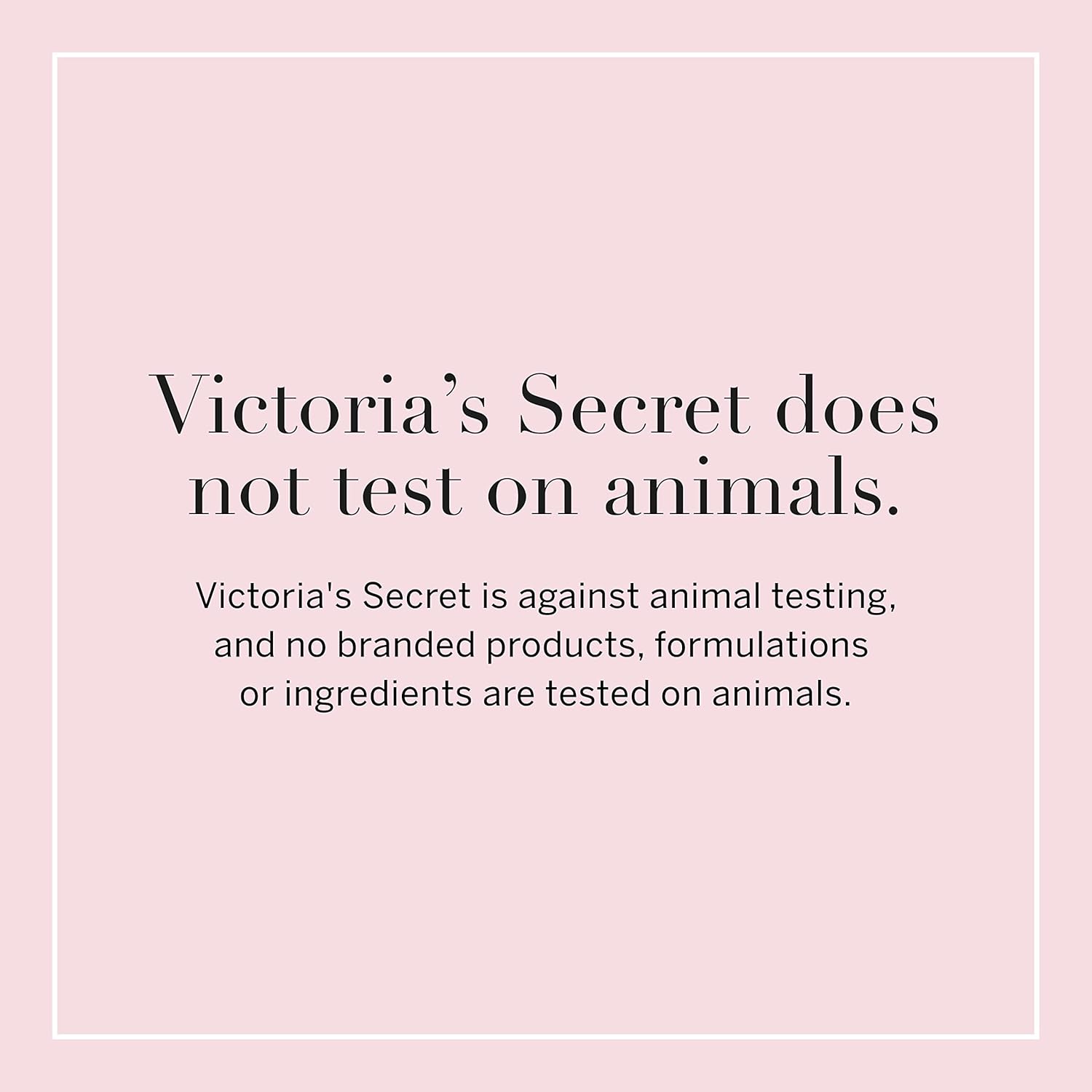 Victoria's Secret Velvet Petals bottle held close to show the liquid formulation transparency.