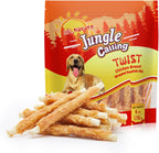 Jungle Calling Dog Treats, Chicken Wrapped Rawhide Sticks for Dogs, Grain-Free Natural Small Dogs Training Treats, Pet Chew Snacks,10.6 oz - Image 11