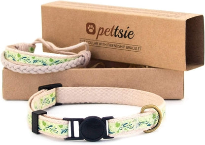 Human wearing matching Pettsie friendship bracelet