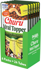INABA Churu Meal Topper for Dogs, Complete & Balance, Creamy, Lickable Pure Dog Food Topper, 0.5 Ounce Tube, 24 Tubes (4 per Pack), Chicken with Beef Recipe - Image 11