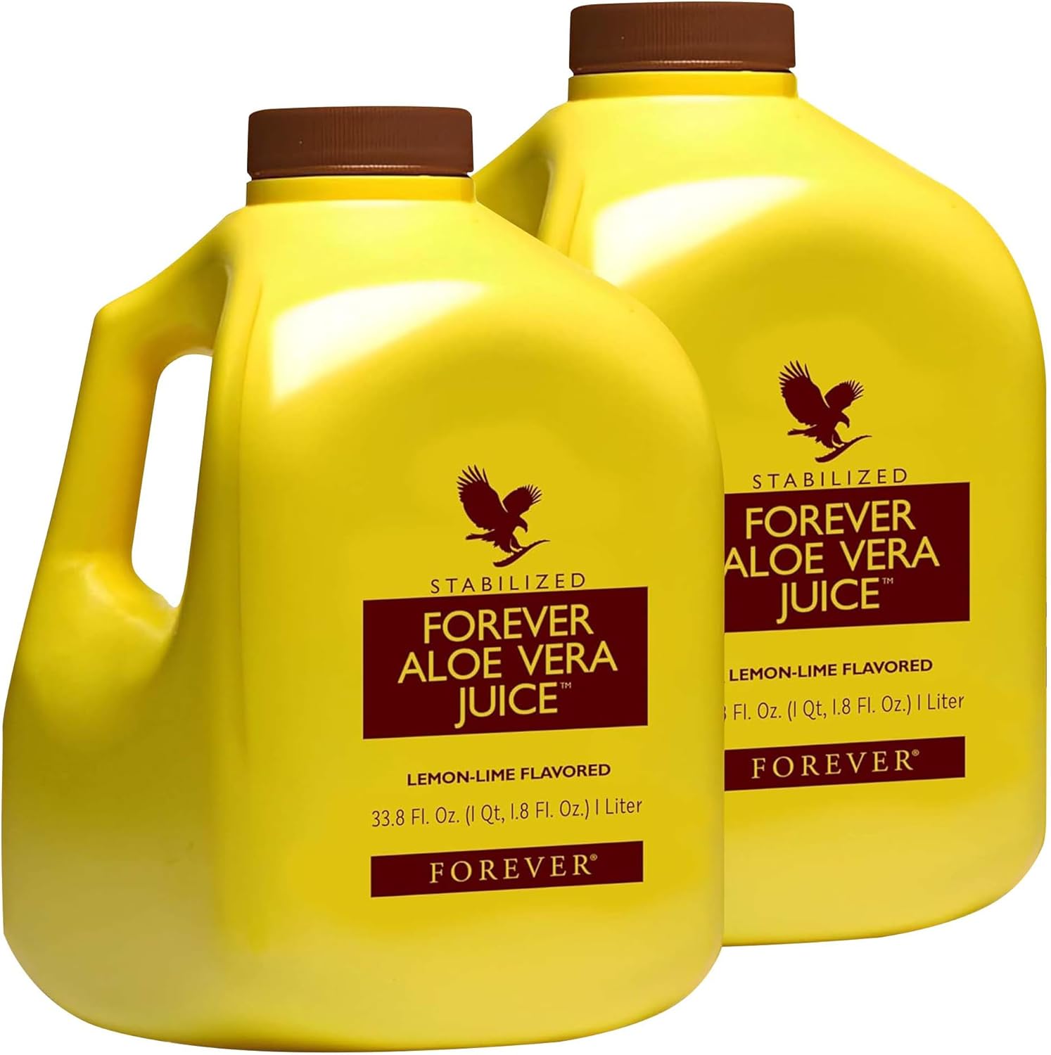 Forever Living Products Aloe Vera Juice Lemon Lime 2 Pack front view
