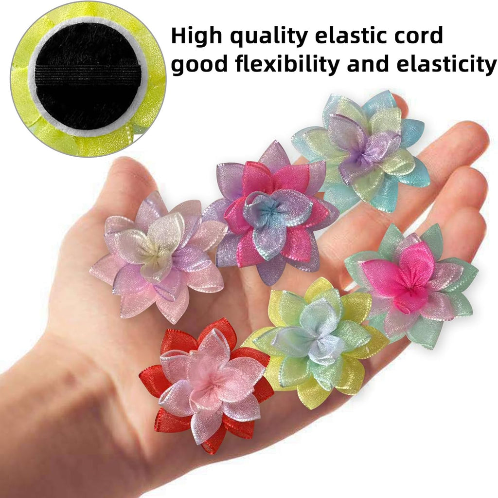 Size reference for UBQUBQ 2.36 inch pet collar flowers
