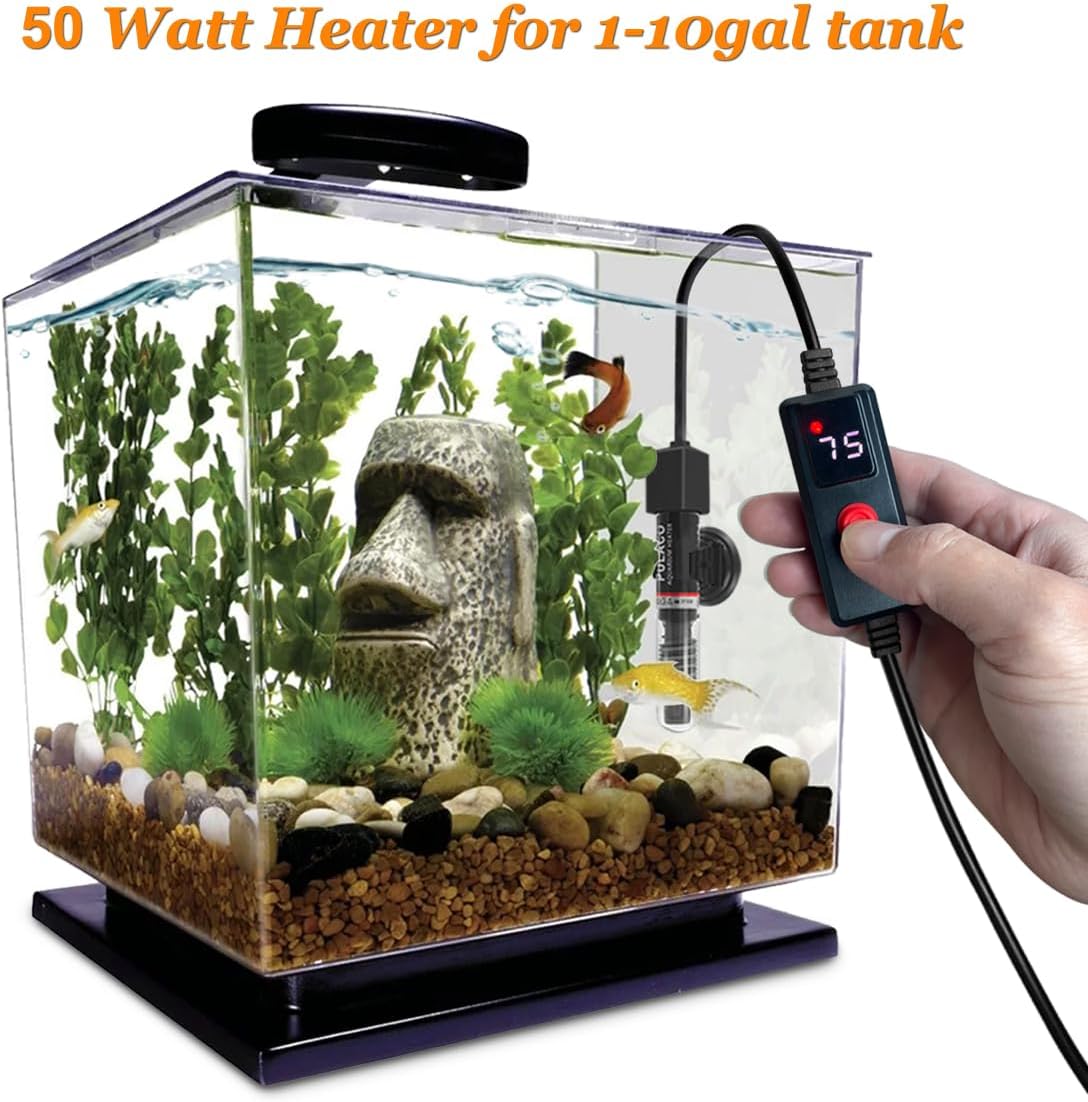Pulaco fish tank heater quartz glass construction detail