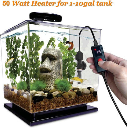 Pulaco fish tank heater quartz glass construction detail