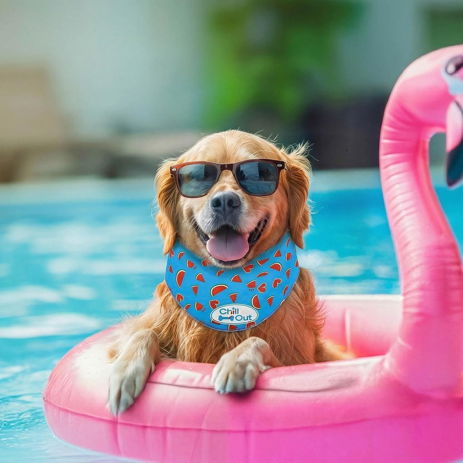 All For Paws cooling collar packaging and size details