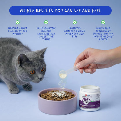 Coco and Luna cat joint supplement container label
