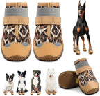 Dog Boots for Large Dogs, Medium Dog Boots & Paw Protectors for Hardwood Floors, Outdoor Dog Booties for Hot Pavement Winter Snow Hiking, Dog Shoes with Reflective Strips - Image 14