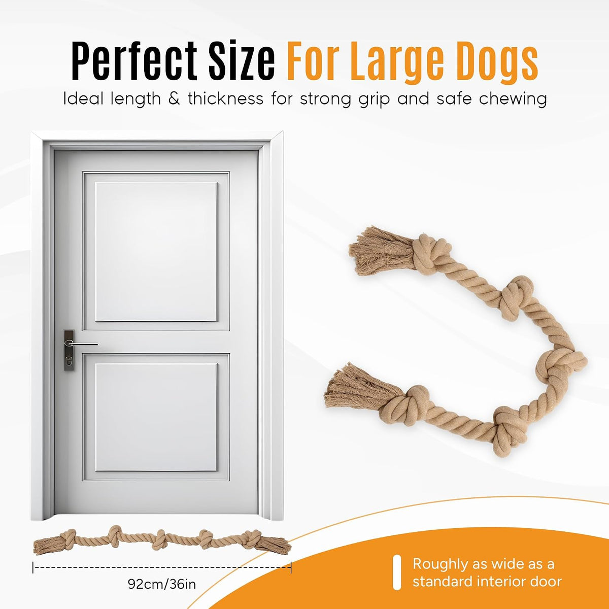 Authentic Ali Oli 3 foot long 750 gram dog chew rope toy