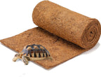 Hamiledyi 35.4x15.7" Reptile Carpet Coconut Fiber Substrate Large Lizard Cage Mat Coco Fiber Liner Snake Bedding Natual Coconut Fiber Carpet for Bearded Dragon Turtles Iguana Tortoises - Image 12