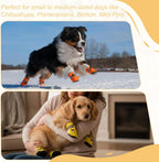 Petaxcell dog boots with soft fleece interior lining