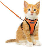 Dooradar Cat Harness and Leash Set, Escape Proof Safe Adjustable Kitten Vest Harnesses for Walking, Easy Control Soft Breathable Mesh Jacket with Reflective Strips for Cats, Pink, Xs - Image 15