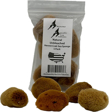 Sustainably harvested sea sponge for crab enclosures